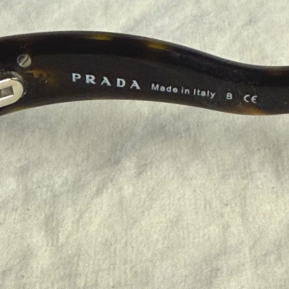 Prada Oversized Dark Brown Tortoiseshell Sunglasses